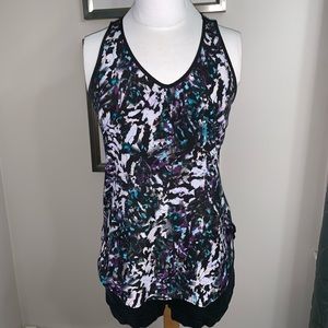 Mossimo Black printed Tank Top